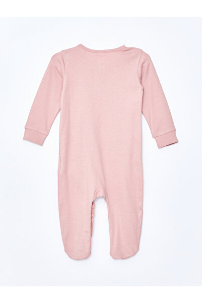 LC Waikiki Bisiklet Yaka Baskılı Kız Bebek Tulum 2'li