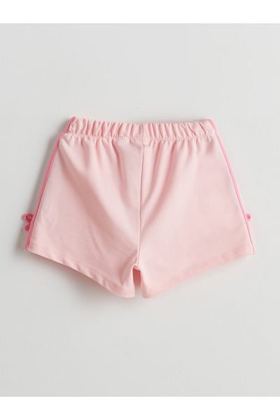 LC Waikiki Barbie Printed Girls' Shorts with Elastic Waist