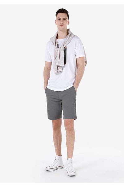 Colin's Regular Fit Mid Waist Plain Men's Anthracite Shorts