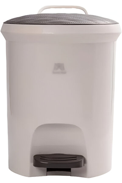 rexa سلة مهملات رائعة بدواسة قدم مع غطاء منبثق - سلة مهملات أنيقة لأي غرفة