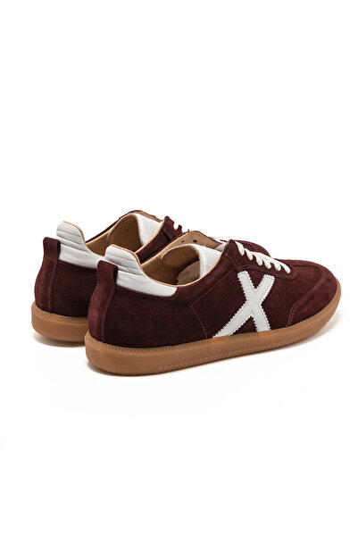 John May Ανδρικά αθλητικά παπούτσια (καθημερινά) RC-25Y-088-M-VADE John May Burgundy Suede-White Skin