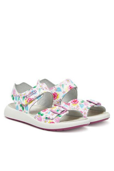 Primigi Sandale pentru fete albe PRIMIGI-7898877 M B.CO-FUCSIA