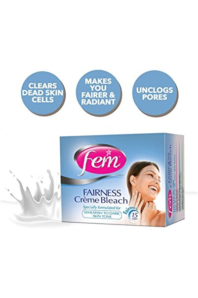 Fem USA Fairness Creme Bleach with Milk & Peach 100 g