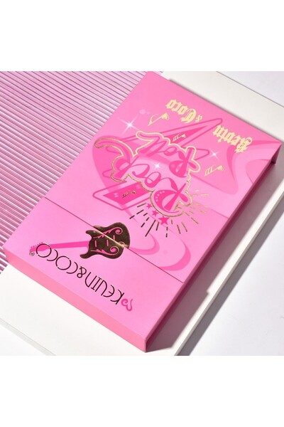 Flippy Lip Set, KEVIN & COCO, Punk Rock, 6 Lip Glosses, 19.3 x 12 cm, Pink/Brown