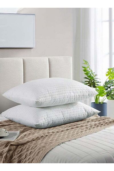 FATBAG Set Of 2-pieces Of Hotel Pillows, For Back, Neck, And Shoulder Support Soft Fluffy St