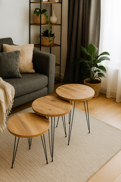 ALEVRA Sehpa ,üçlü sehpa