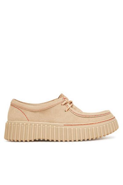 CLARKS Women's Half-boots beige CLARKS-26181191 N32 ECRU SUEDE