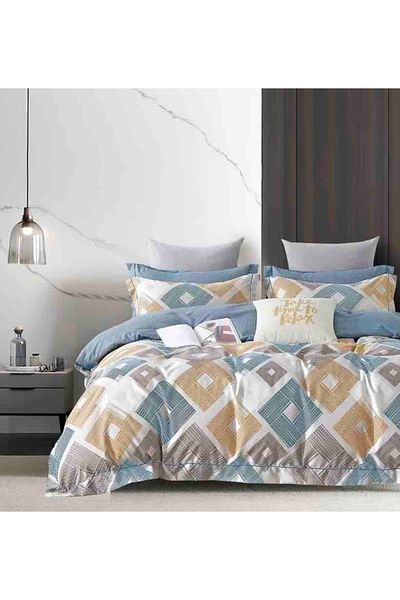 CHIRASO CHIRASO FINET 4-Piece Bedding Set, 1 Person, Fitted Sheet 155x230 cm, Cheerful and Colorful Print