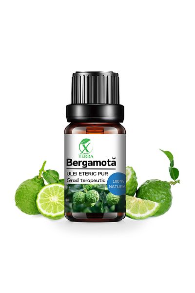 XTERRA | ULEI ESENTIAL DE BERGAMOTĂ | ULEI ETERIC 100% ȘI PUR PENTRU AROMATERAPIE HOLISTICĂ