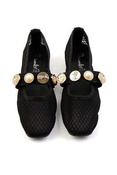 Bambi Black Women's Ballerina Ballerina K01641021322