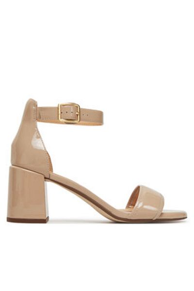 CLARKS Women's Sandals beige CLARKS-26181299 SAND PATENT