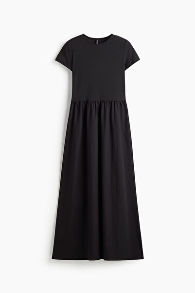 H&M Kısa Kollu Maksi Elbise