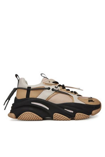 Steve Madden Teniși bej pentru femei STEVE MADDEN-SM11003461 IB1 IRISH / BLACK SILVER