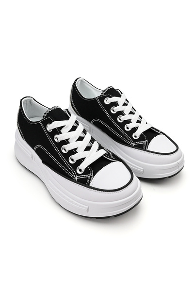 Tmall Tenisi de dama cu Flatform de panza 1248,Negru