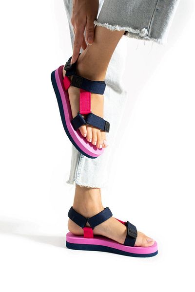 İncim Sandale de damă Tina roz cu velcro
