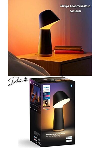 Philips Drmz Güçlü Hue Twilight Siyah Apple Home +Google Assistant Uyumlu Akı...