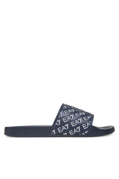 EA7 Emporio Armani Flip-flops albaștri pentru bărbați EA7 EMPORIO ARMANI-7X000109 AF15125 MB198 BLEUMARIN/ALB
