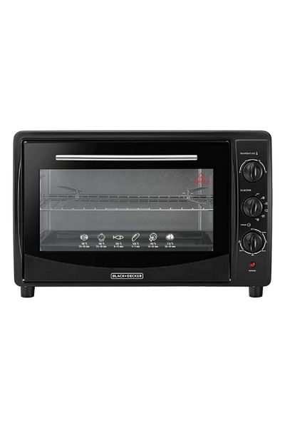 Black&Decker 1800W Double Glass Toaster Oven Black 45 liter