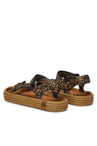 Bohonomad Women's Sandals brown BOHONOMAD-MIA.12-LEO LEOPARD