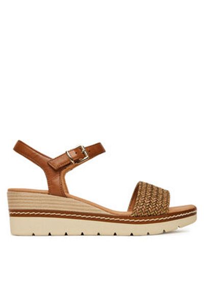 Marco Tozzi Women's Sandals brown MARCO TOZZI-2-28720-44 392 COGNAC COMB
