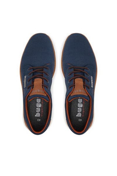 BUGATTI Men's Half Shoes blue BUGATTI-321-AS403-6900 4100 DARK BLUE