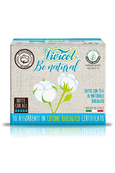 OEM Absorbante de noapte din bumbac bio - 5 picaturi (10 buc) - VIVICOT Be