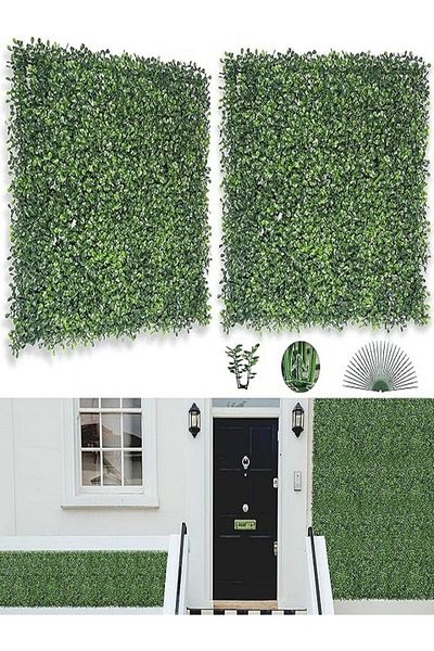 SERENE Durable and Realistic Looking Artificial Hedge in Boxwood