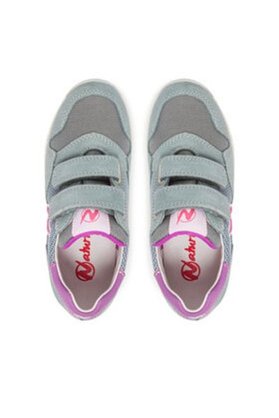Naturino Girl Sneakers pink NATURINO-2016558 01 SAMMY 2 VL SUEDE DEEP PINK S