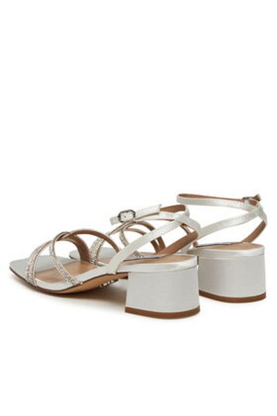 Steve Madden Women's Sandals white STEVE MADDEN-SM11003037 985 IVORY SATIN