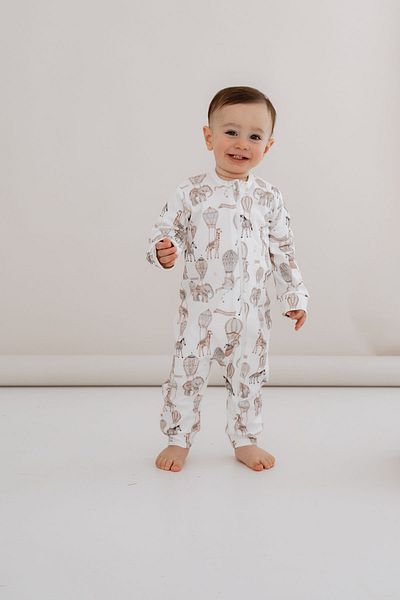 Tuğba Kuğu Jumpsuit Without Zipper Booties - Pureline Series - Dreamland Safari