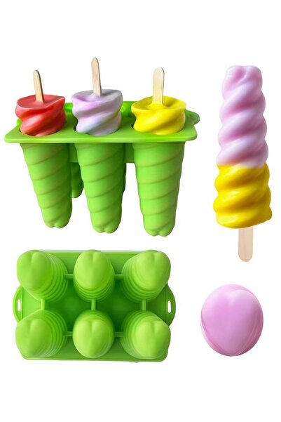 rexa قالب آيس كريم ملون من قطعة واحدة - أداة صنع المصاصات الفريزر الممتعة وال...