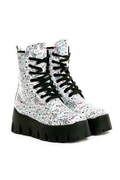 Vanilla Days Pretty Animals Boots Black Sole