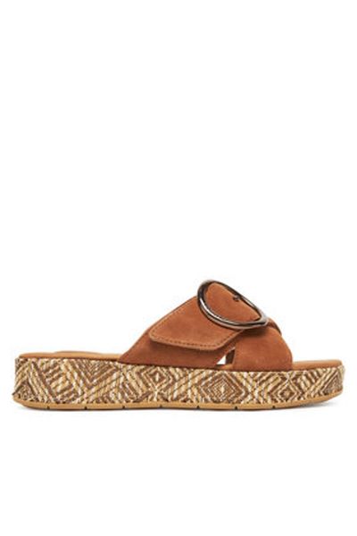 Tamaris Women's Flip-flops brown TAMARIS COMFORT-8-87207-44 305 COGNAC