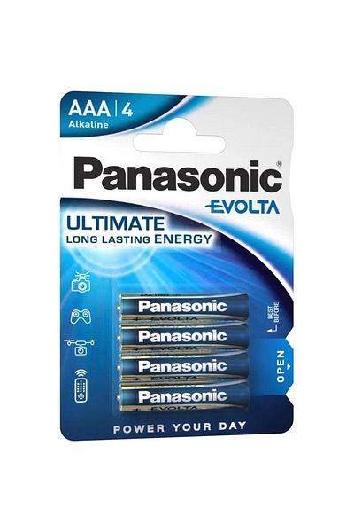 PANASONIC Panasonic Evolta Alkaline AAA batteries, 4 pcs