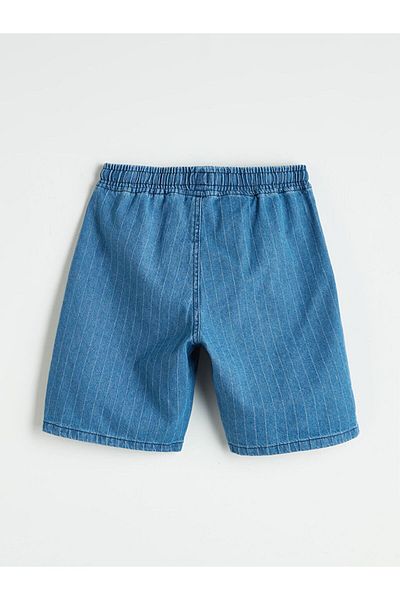 LC Waikiki Elastic Waist Boy Jean Shorts