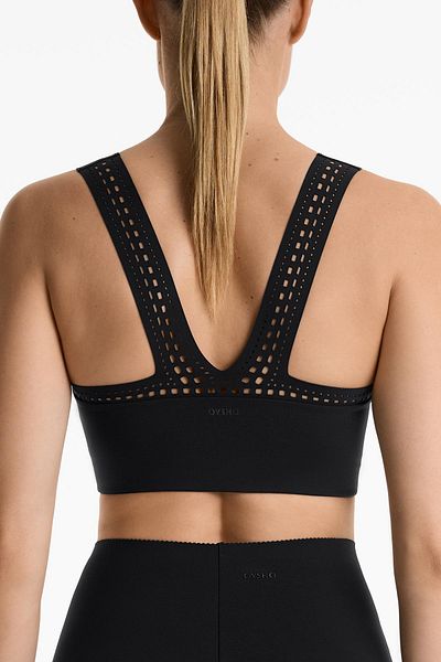 Oysho Compressive cutwork tank top