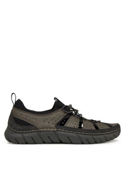 BUGATTI Men's Sneakers gray BUGATTI-321-ASM60-5050 1510 GREY / BLACK