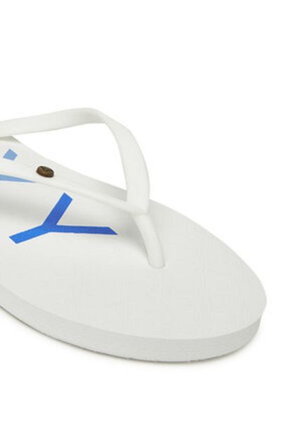 Roxy Women's Flip-Flops white ROXY-ARJL100876 WNM WHITE/RAINBOW MONOGRAM