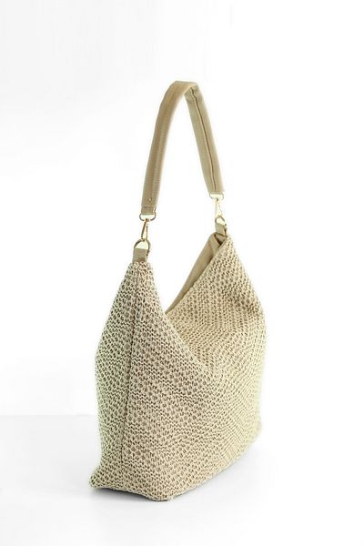 byFOX Fashion Shoulder Strap Rope Braided Lined Casual Women's Hand and Shoulder Bag Width:38Cmlength:32Cmbottom:10.5