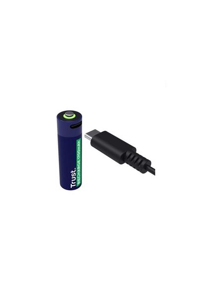 Trust Trust TR-25584 rechargeable batteries, AA, USB-C, 2 pieces (Blue)