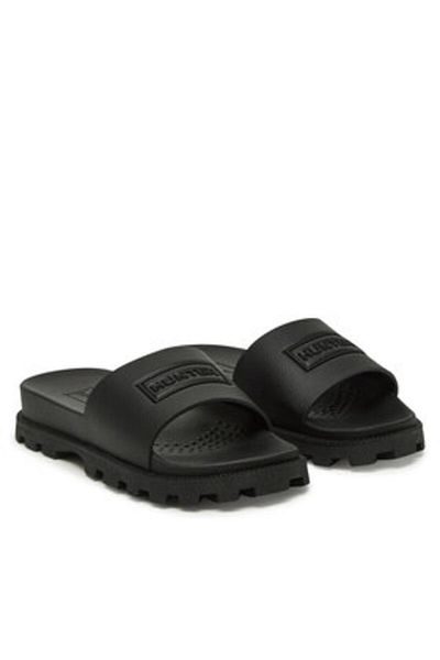Hunter Șlapi negri pentru femei HUNTER-HFRU0005251 NEGRU