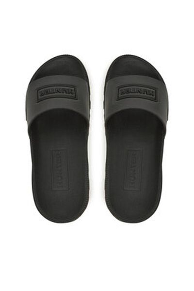 Hunter Șlapi negri pentru femei HUNTER-HFRU0005251 NEGRU