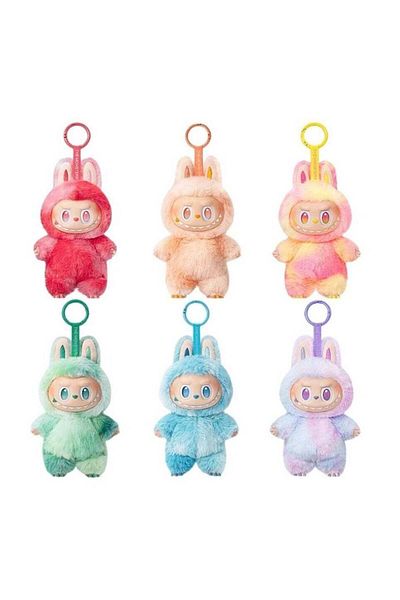 pop mar Set of 6 POPMART LABUBU Big Into Energy Doll Series Blind Box III Macaron Vinyl