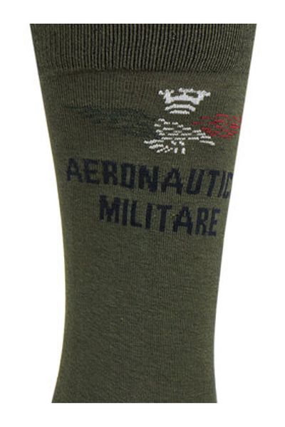 Aeronautica Militare Șosete înalte pentru bărbați Verde pentru bărbați AERONAUTICA MILITARE-251CZ011L499 39284 VERDE
