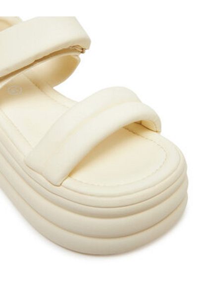 GOE Sandale damă bej GOE-RR2N4118 OFF WHITE