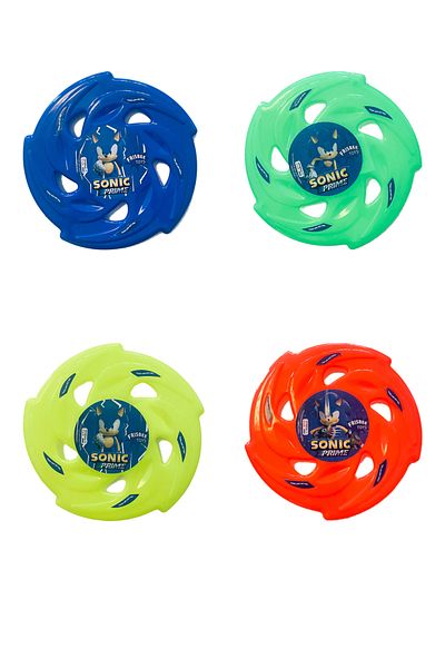 Sonic Licensed Sonic Frisbee 4 Pieces