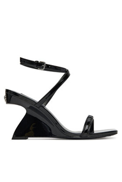 Karl Lagerfeld Sandale damă negre KARL LAGERFELD-KL34612 1BP BLACK PATENT LTHR