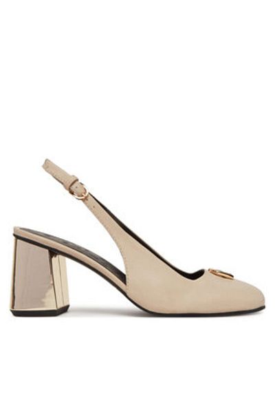 FURLA Sandale damă bej FURLA-YJ43BAL A.0496 3910S MARSHMALLOW+COLOR ORO LIGHT
