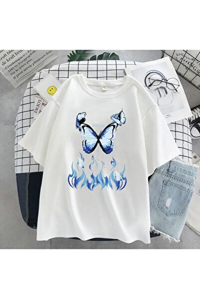 donamod Majica sa plavim leptirom