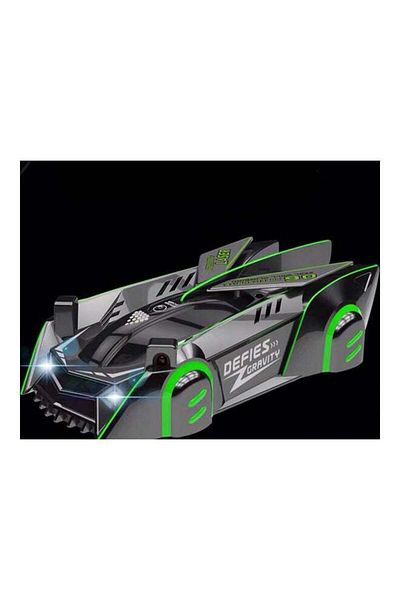 COOYA The Remote-Controlled Car, USB Charging Infrared Induction Wall Climbing Car with LED Light, Black